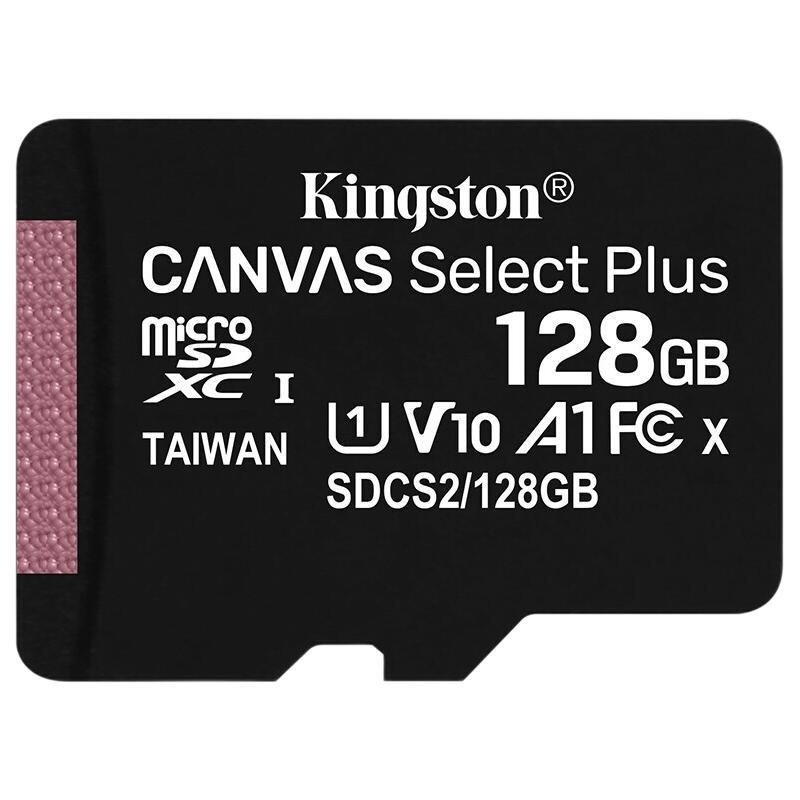 Kingston 金士顿 SDCS2系列 Micro-SD存储卡 128GB（UHS-I、V10、U1、A1） 39.9元