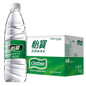 C'estbon 怡宝 纯净水555ml*24瓶/饮用水小瓶会议用水整箱