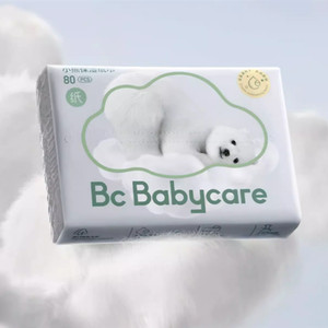babycare熊柔巾新生婴儿抽纸宝宝专用云柔巾超柔保湿乳霜巾组合装
