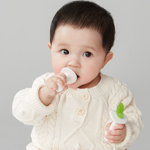 KUB可优比婴儿磨牙棒346个月以上宝宝牙胶防吃手棒棒糖出牙期咬胶
