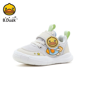 B.duck小黄鸭儿童网面防滑运动鞋