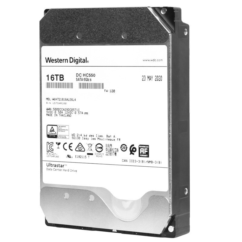 Western Digital 西部数据 企业NAS服务器网络存储机械硬盘3.5 英寸 1869元