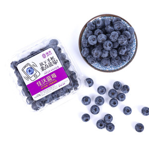 JOYVIO 佳沃 云南当季蓝莓大果18mm+ 4盒装 约125g/盒 生鲜 新鲜水果