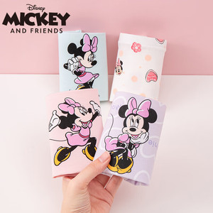 【专营店】迪士尼（Disney）米老鼠女童米妮95%棉四角内裤