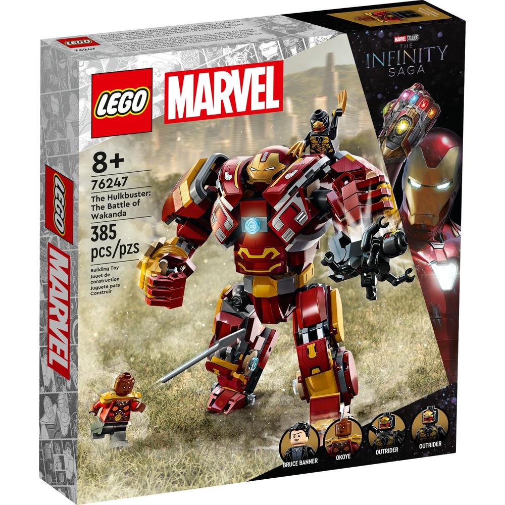 百亿补贴：LEGO 乐高 Marvel漫威超级英雄系列 76247 反浩克装甲：大战瓦坎达 258元