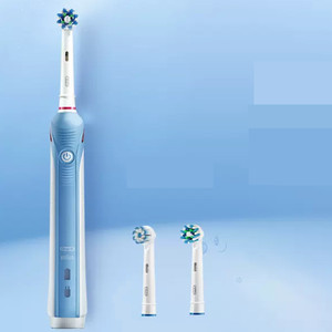 OralB欧乐B圆头电动牙刷P3000全自动声波感应充电式成人套装官方