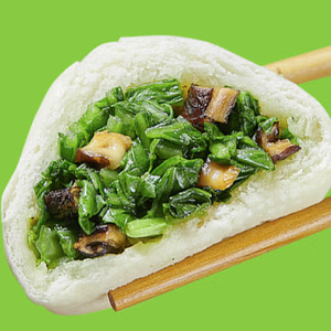 Anjoy 安井 香菇素菜包 720g/袋 约24个 家庭装菜包 面食面点早餐早茶包子