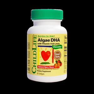 ChildLife/童年时光 藻油DHA儿童软胶囊60粒 护眼脑婴幼儿专用