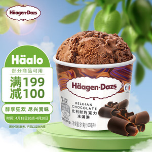 Häagen·Dazs 哈根达斯 比利时巧克力冰淇淋 81g
