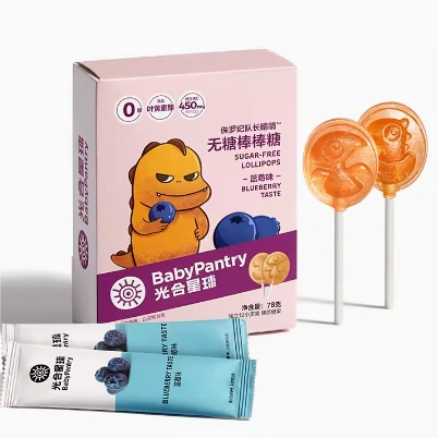 babycare光合星球儿童零食无糖棒棒糖梨膏糖维生素c糖果12根×1盒 35.3元