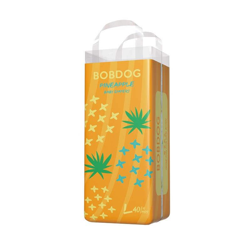 BoBDoG 巴布豆 菠萝系列 纸尿裤 L40片 30.55元