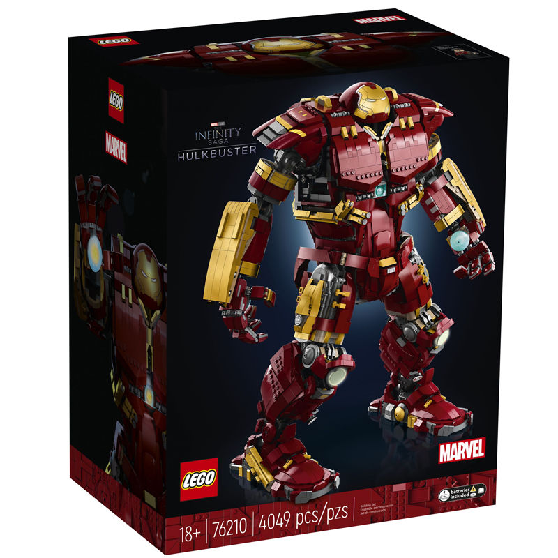 百亿补贴：LEGO 乐高 Marvel漫威超级英雄系列 76210 反浩克装甲 2372元
