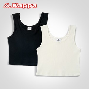 【旗舰店】KAPPA（卡帕）弹力罗纹棉女士背心 2件装