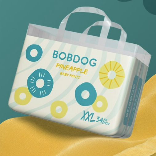 BoBDoG 巴布豆 新菠萝量贩装拉拉裤XXL码68片(15kg以上)婴儿尿不湿 60.1元
