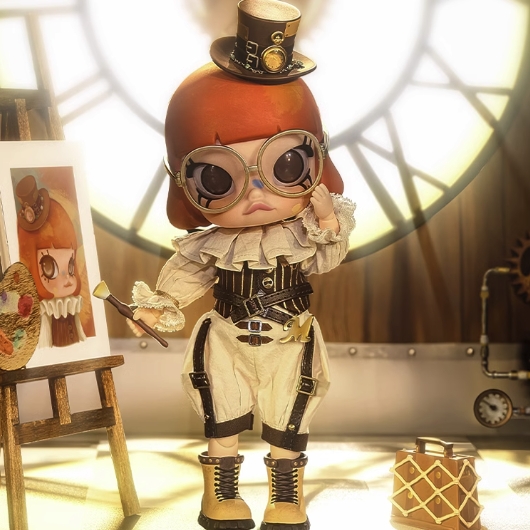 POPMART泡泡玛特MOLLY维多利亚小画家1/8可动人偶可爱娃娃摆件 399元