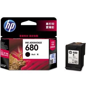 HP 惠普 680 F6V27AA 墨盒 黑色 单个装