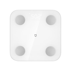 Xiaomi 小米 米家体脂秤S400 电子秤 25项指标 心率检测 多种称重模式 数据APP云同步体重秤 米家体脂秤S400（蓝色）