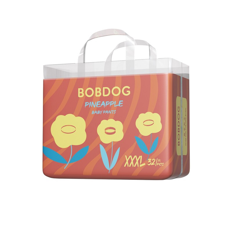 BoBDoG 巴布豆 菠萝系列 拉拉裤 XXXL32片 25.05元