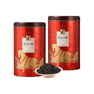 百亿补贴：bamatea 八马茶业 武夷山正山小种红茶罐装散茶250克*2