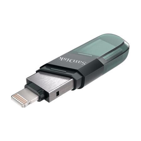 SanDisk 闪迪 欣享豆蔻系列 iXPand USB3.1 U盘 黑色 128GB Lightning/USB-A 239元