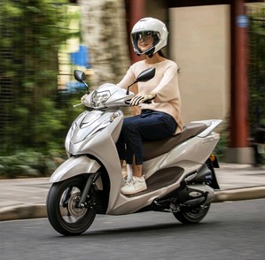 WUYANG-HONDA 五羊-本田 LEAD125踏板车摩托车 奶咖白 零售价16800