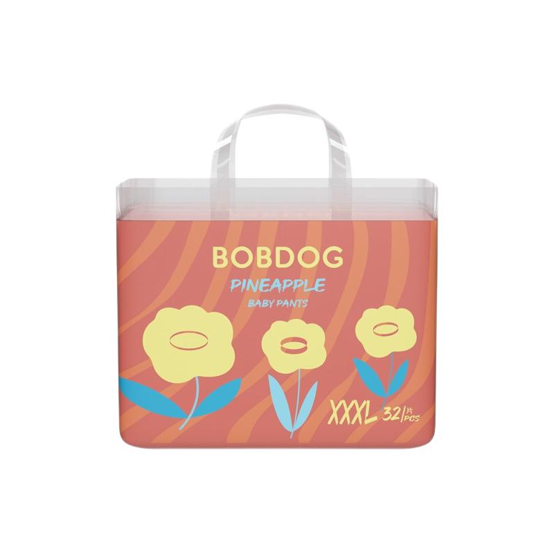 BoBDoG 巴布豆 菠萝系列 拉拉裤 XXXL32片 32元