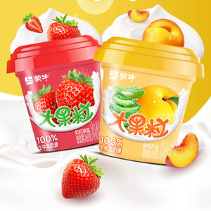 【5月4日 20点抢】蒙牛大果粒芦荟黄桃草莓风味酸奶260g*6杯