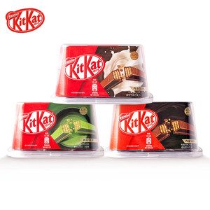 KitKat 雀巢奇巧 威化黑牛奶抹茶巧克力纯可可脂巧克力零食小吃