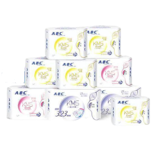 ABC 卫生巾组合 9包62片(日用40片+夜用22片) 24.6元