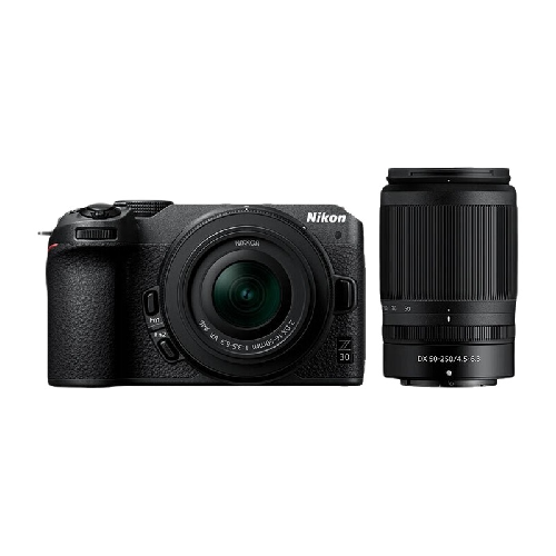 Nikon 尼康 Z30 APS-C画幅 微单相机 黑色 Z DX 16-50mm f/3.5-6.3 VR 46mm DX 50-250mm f/4.5-6.3 双头套机 7714.92元