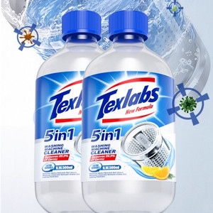 texlabs泰克斯乐洗衣机清洁剂家用去污渍洗衣机槽清洁剂2瓶装AAA