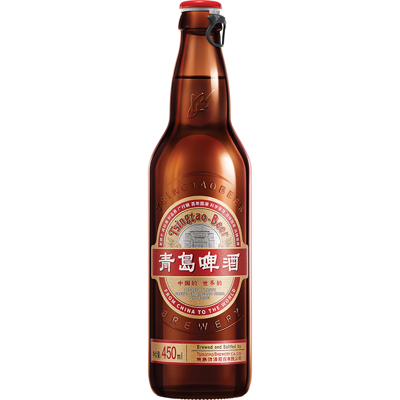 【肖战同款】青岛啤酒国潮瓶450ml*12瓶 99元