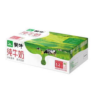 MENGNIU 蒙牛 纯牛奶营养早餐奶整箱纯奶 250ml*24盒