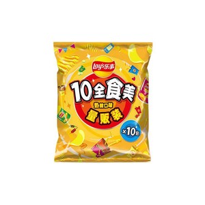 Lay’s/乐事薯片10全食美大礼包410g×1包零食小吃膨化露营踏青