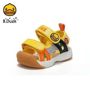 B.Duck小黄鸭儿童夏季新款沙滩凉鞋