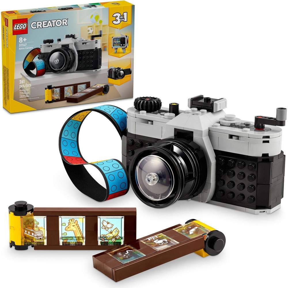 百亿补贴：LEGO 乐高 创意百变3合1系列 31147 复古相机 113.5元