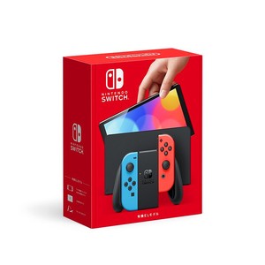 百亿补贴：Nintendo 任天堂 Switch OLED 港版 游戏主机 白色/红蓝色