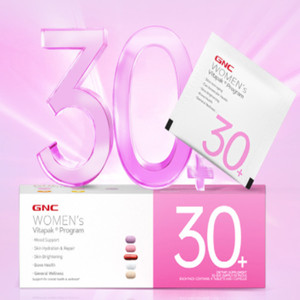 【618预售】GNC每日营养包健安喜女性复合维生素B族矿物质30岁2盒