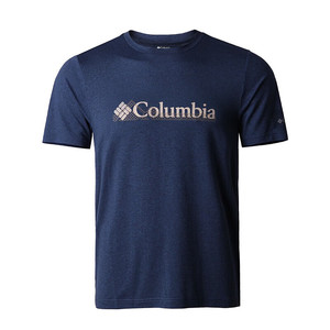 Columbia 哥伦比亚 T恤男士春夏季新款户外休闲速干时尚舒适透气圆领短袖上衣AE0801