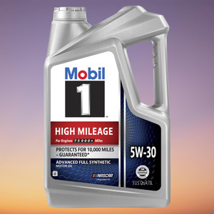 Mobil 美孚 1号 美国原装海外进口 全合成汽机油 5W-30 高里程 4.73L(5Qt)