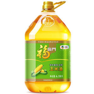 福临门 非转基因 压榨玉米油 6.18L