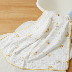 Purcotton 全棉时代 婴儿纱布浴巾六层柔纱 95*95cm
