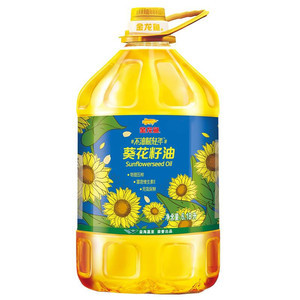 金龙鱼 食用油 物理压榨葵花籽油6.18L