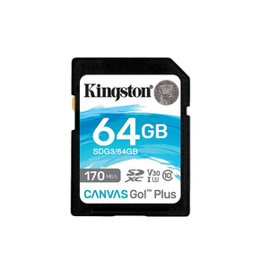 Kingston 金士顿 SDG3系列 SD存储卡 64GB（USH-I、V30、U3）