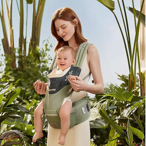 babycare减压婴儿背带前抱式多功能宝宝背带腰凳轻便护腰抱娃神器