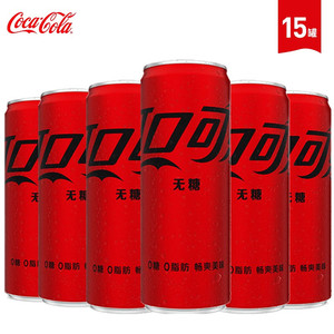 Coca-Cola 可口可乐 零度无糖-330ml*15罐