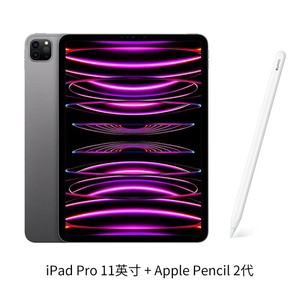 百亿补贴：Apple 苹果 平板iPadPro 11寸 2022款 Wifi版+Pencil2代笔